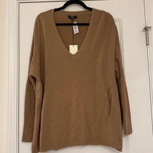 NWT Aritzia Babaton Baylor Sweater in Camel